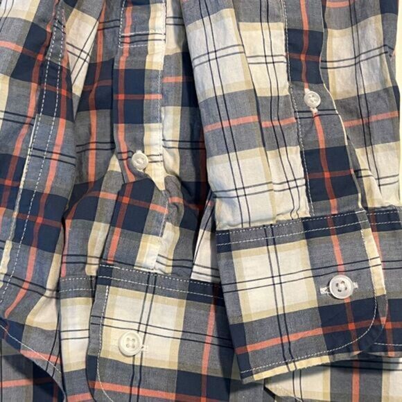 J. Crew Mercantile Flex Bundle of 2 Long Sleeve Button Down Shirts Men’s Size S - Picture 8 of 11